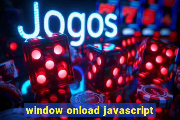 window onload javascript